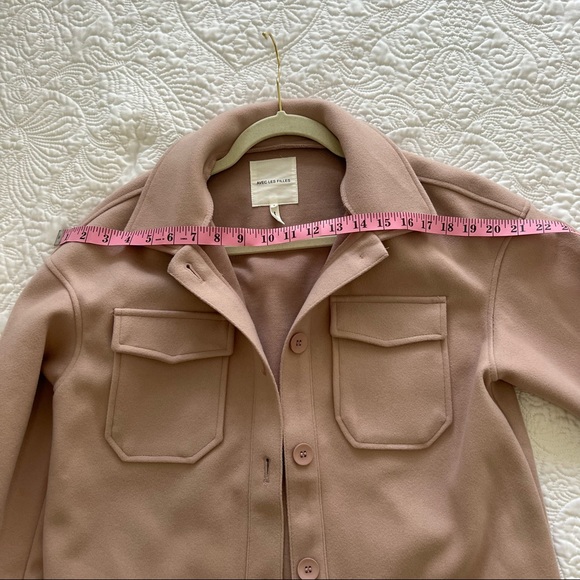 Avec Les Filles Pink Shirt Jacket - Picture 5 of 11